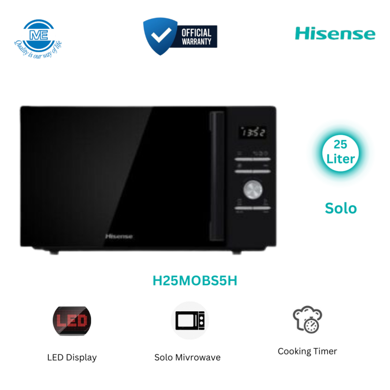 Hisense 25L Solo Microwave Oven | H25M0BS5H