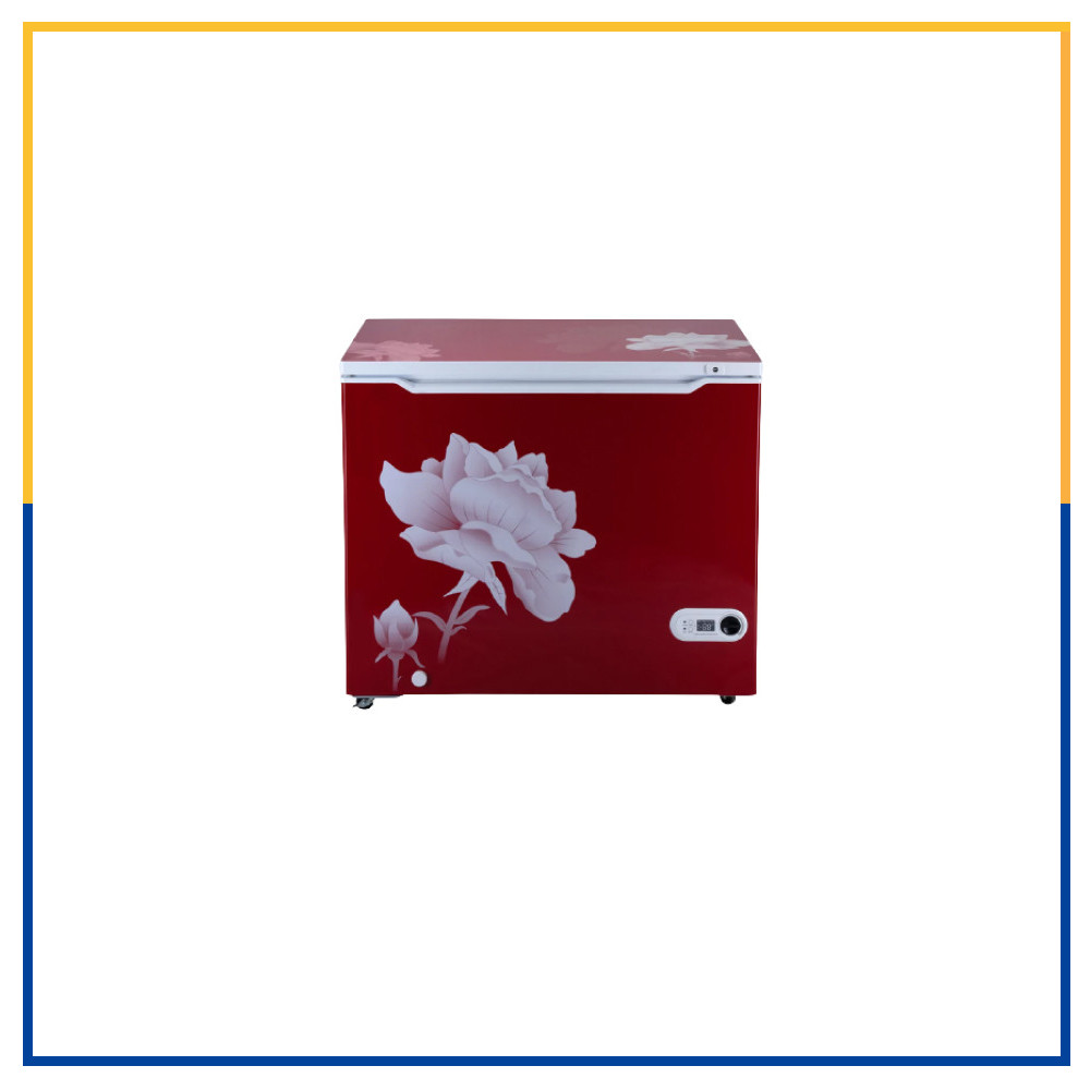 Konka KDF 250 GB-RED Chest Freezer | 250 Liters