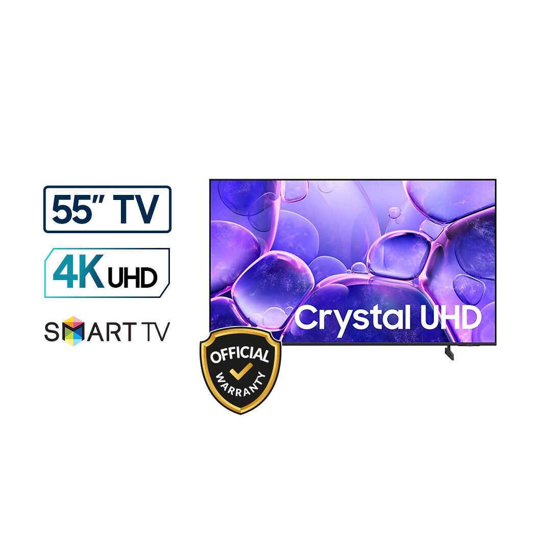 Samsung 55DU8000 Crystal 4K UHD Smart TV 55 Inch