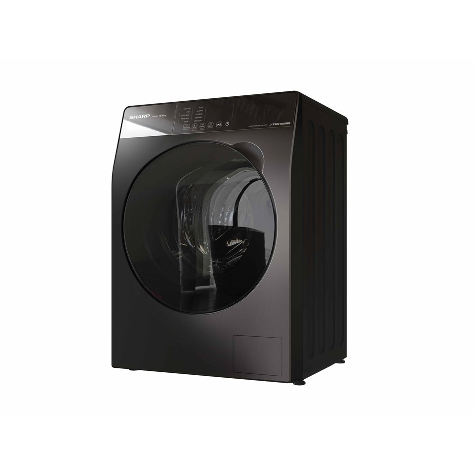 Sharp Full Auto Front Loading Inverter Washing Machine ES-FW855G | 8.5 KG - Dark Gray