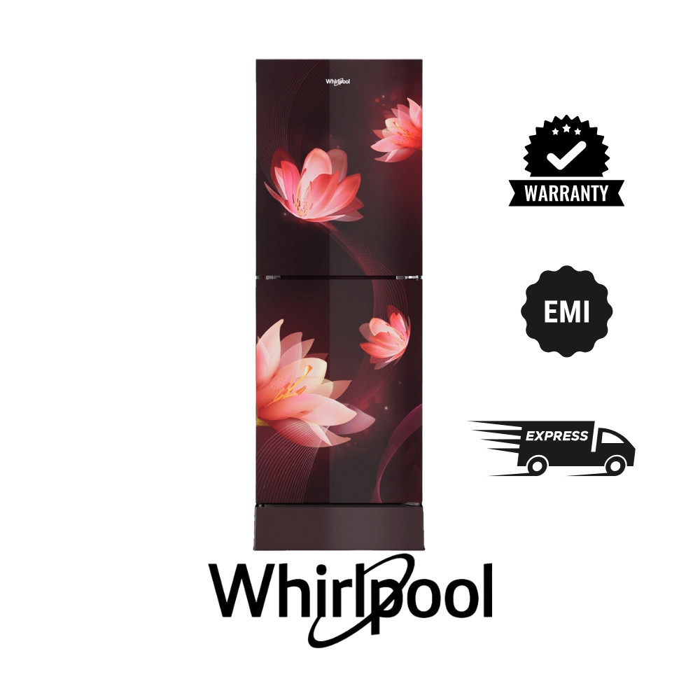 Whirlpool Fresh Magic Pro 278L FLoret Red Inverter Refrigerator