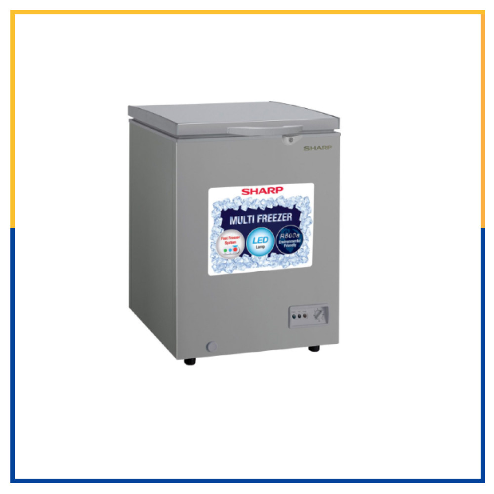 Sharp SJC-128-GY | 110 Liters - GRAY