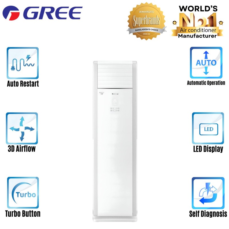 Gree GF-36XTS410 Floor Standing Air Conditioner (3.0 TON)