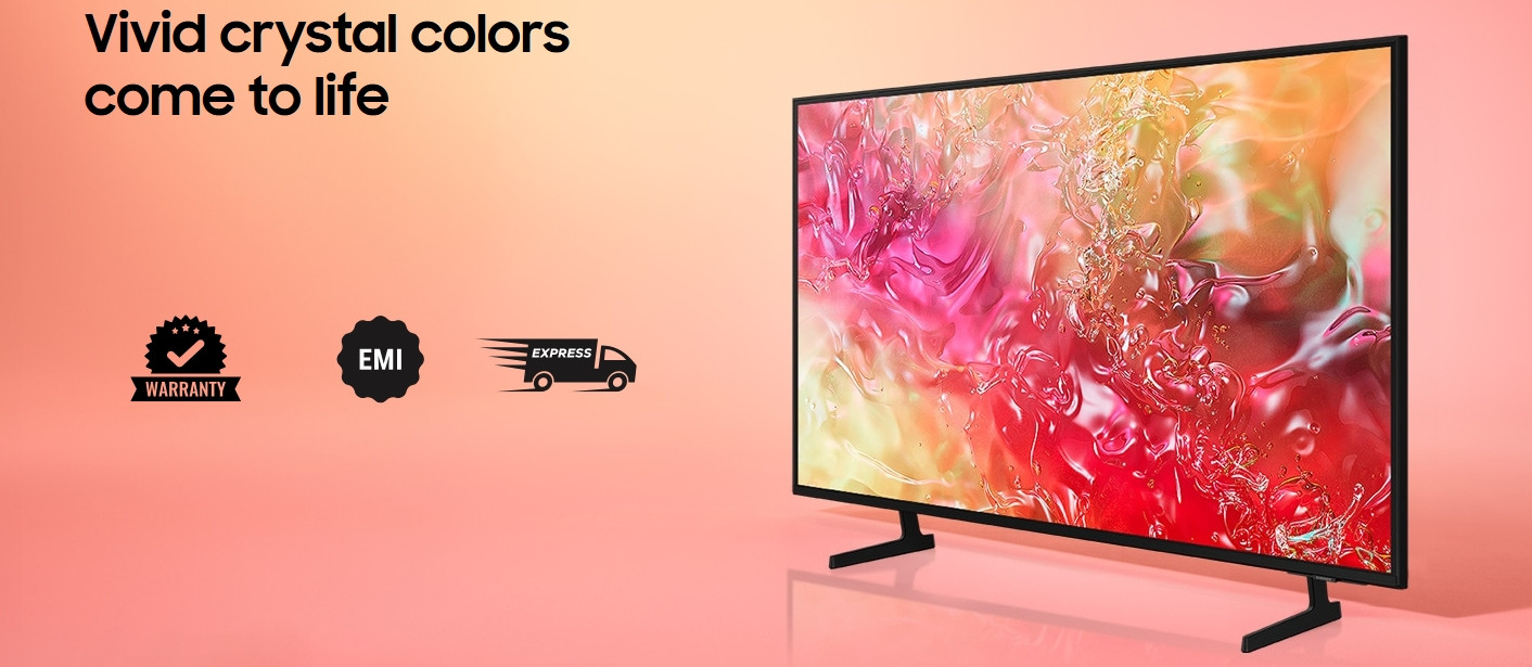 Samsung 50" (DU7700) Crystal 4K UHD Smart TV
