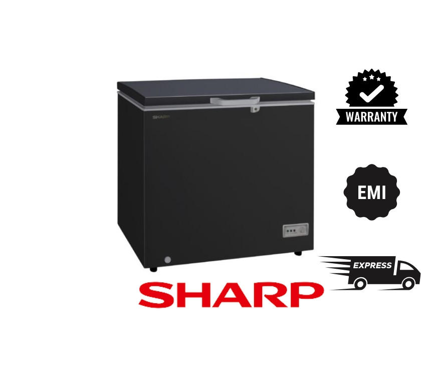 Sharp Freezer SJC-238-BK | 220 Liters - Black
