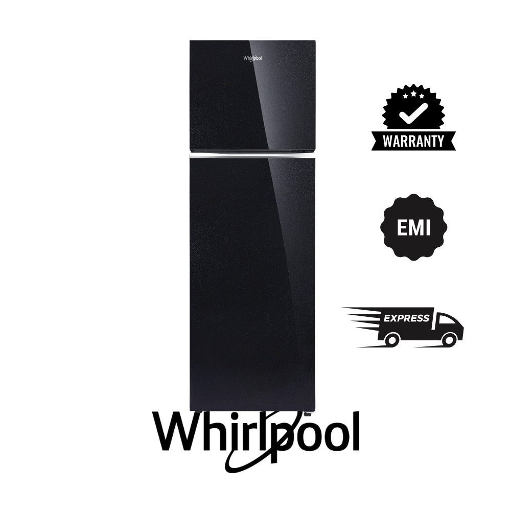 Whirlpool Neofresh Inverter 278 GD PRM Crystal Black Refrigerator