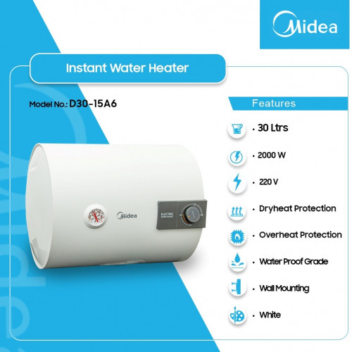 Midea D30-15A6 (30  Liters) Water Heater