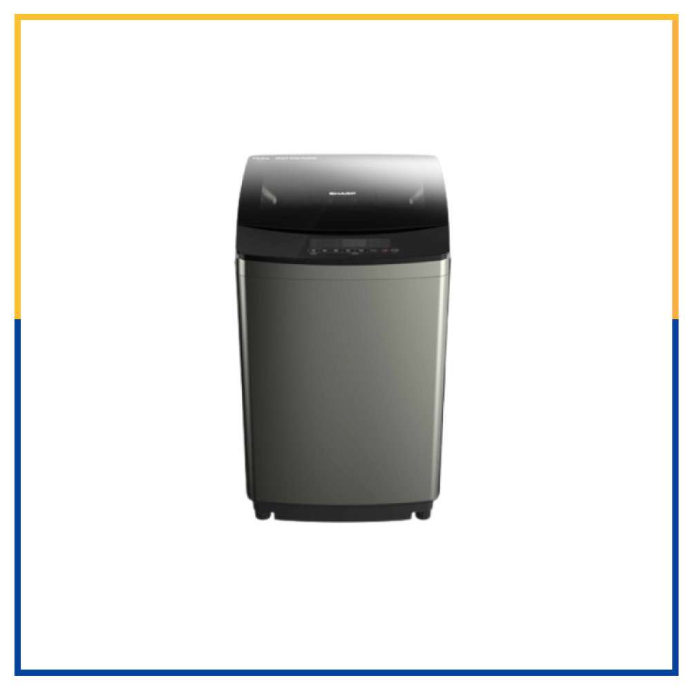Sharp Full Auto Inverter Washing Machine ES-F160G | 16 KG - Titanium