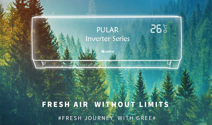 Gree 1.0 Ton Inverter e Pular Split Type AC | GS-12XPUV32/12XLMV