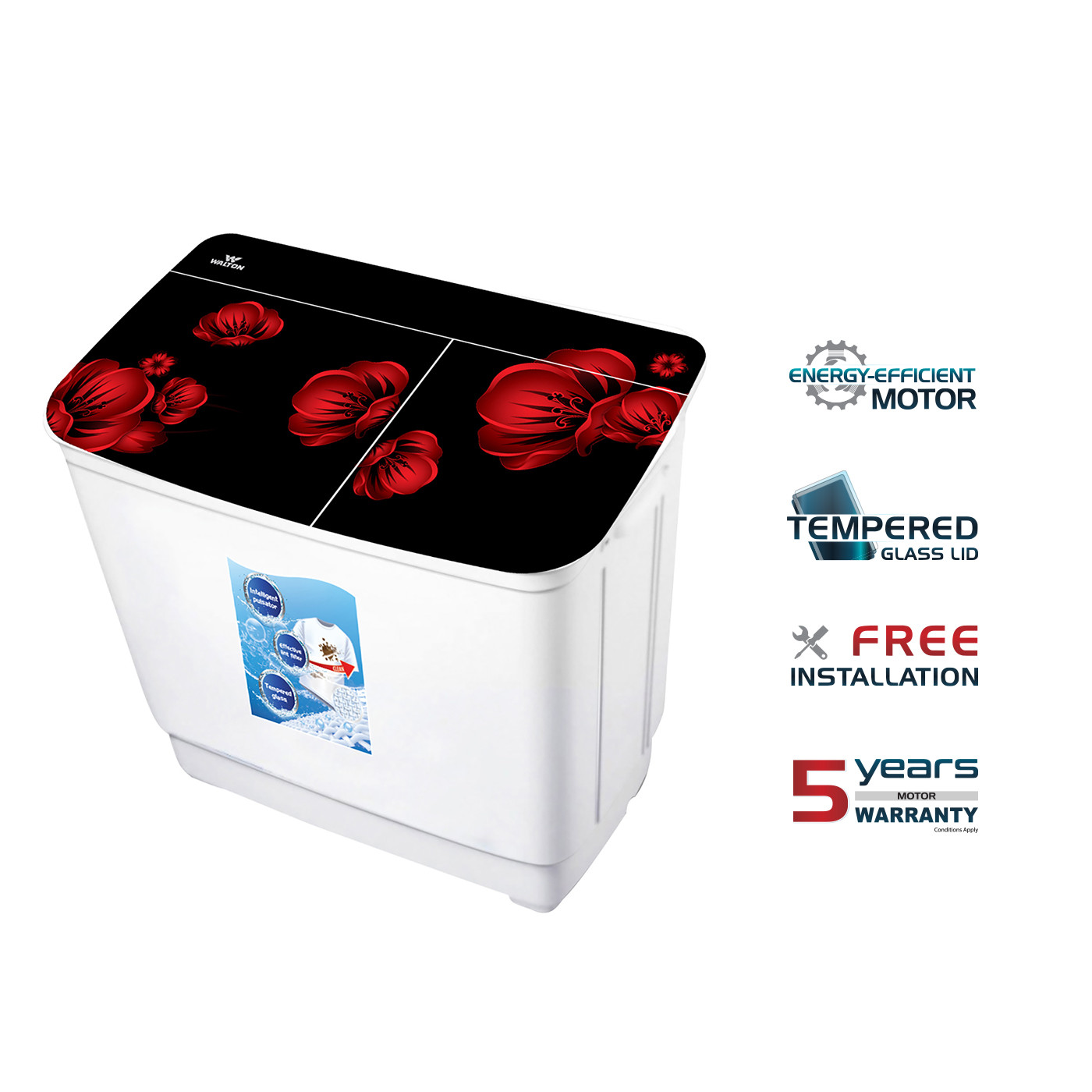 Walton WWM-TWG90M semi Auto Washing Machine 6kg